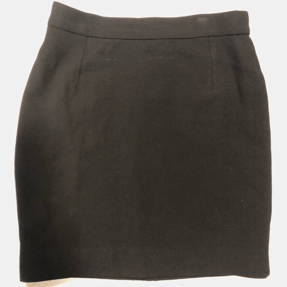 D&G Black Fitted Mini Pencil Skirt SZ 42 6 4